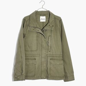 Madewell Passage Jacket Army Olive Green Utility - Size XL